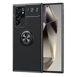 Slim Ring Deksel Samsung Galaxy S24 Ultra - Sort