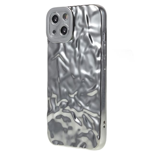 iPhone 15 TPU Kuori Elektroplating Rypistynyt Epätasainen Puhelimen Suojakotelo
