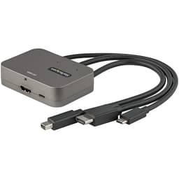 StarTech.com 3-i-1-multiport till HDMI-adapter - 4K 60 Hz USB-C, HDMI eller Mini