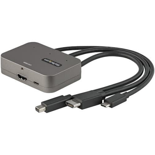StarTech.com 3-i-1-multiport till HDMI-adapter - 4K 60 Hz USB-C, HDMI