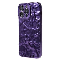 iPhone 15 Pro TPU Kuori Elektroplating Rypistynyt Epätasainen Puhelimen Suojakotelo