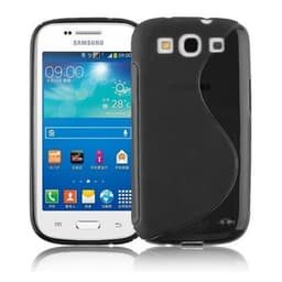 Samsung Galaxy TREND 3 Suojakuori Kotelo (Musta)