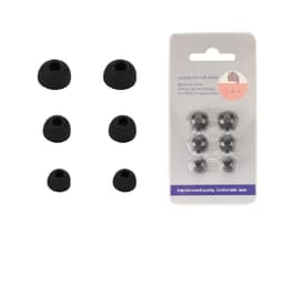3 paria langattomat Bluetooth-kuulokkeet kuulokkeisiin, silikonisuojus Musta Sennheiser CX True Wireless