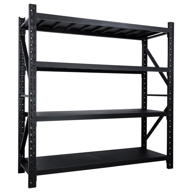Fornorth Lagerreol 800kg, 200x60x200cm, Svart