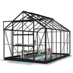 Lykke Växthus Hybrid 9,7m2, svart