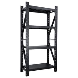 Fornorth Stålreol 800kg, 100x60x200cm, sort