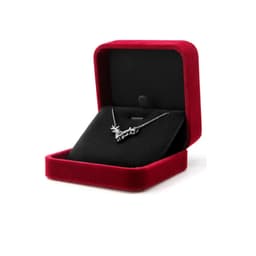 Smykkeskrin Smykkegaveeske for halskjeder Armbånd Mørkerød