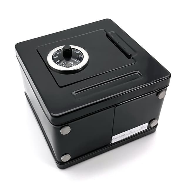 Safe Box Med Kodelås Sikkerhetsboks - Svart