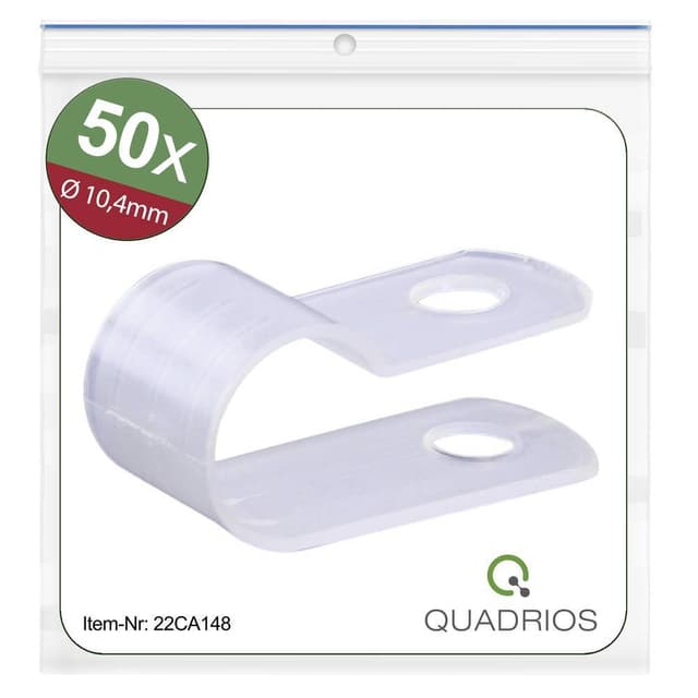 Quadrios 22CA148 22CA148 Fästklämma skruv Natural 1 set