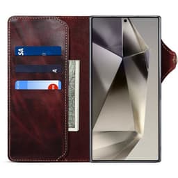 Denior mobildeksel lær Samsung Galaxy S25 Ultra - Okseblod