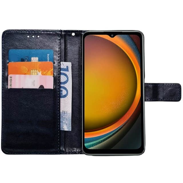 Lompakkokotelo 3-kortti Samsung Galaxy Xcover 7 - Tummansininen