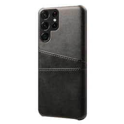 Retro deksel med kortholder Samsung Galaxy S24 Ultra - Mørkegrå