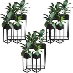 ML-Design Blomsterstativ 9 stk, 60x20x80 cm / 20x20x60 cm