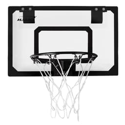 Basketkorg set 3 bollar 45,5x30,5 cm svart tillverkad av nylon och plast