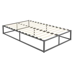 ML Design Metal Bed 120x200cm stålram med slitsad ram, antracit