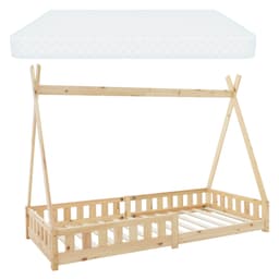 ML-Design Børneseng Tipi 90x200 cm med koldskumsmadras