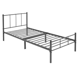ML Design Metal Bed 90x200cm stålram, antracit