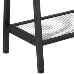 tectake Konsolbord Tralee 100x35x80,5cm - Industriellt mörkt trä, rustikt