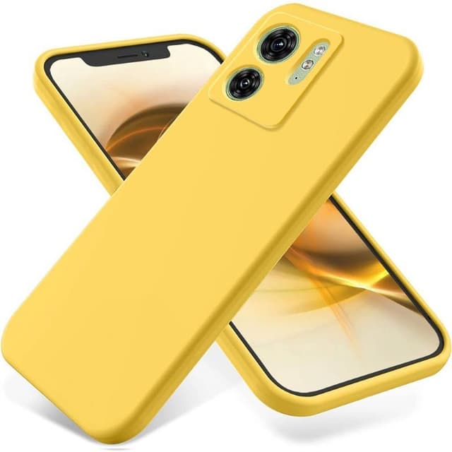 Liquid silikone cover Motorola Edge 40 5G - Gul