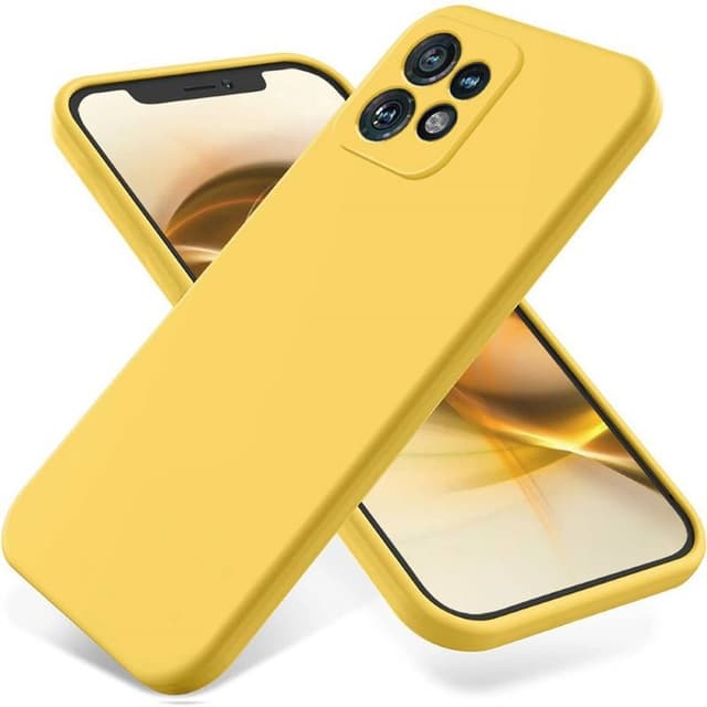Liquid silikone cover Motorola Edge 40 Pro - Gul