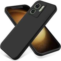 Liquid silikondeksel Motorola Edge 40 5G - Svart