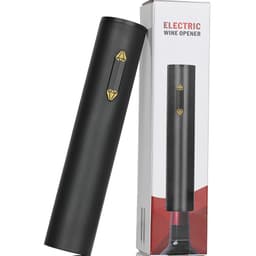 Elektrisk flasköppnare utan batterier Sort