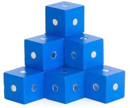 Magnetiske byggeklosser, Blå