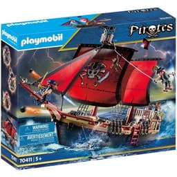 Playmobil Piratskepp med dödskallar