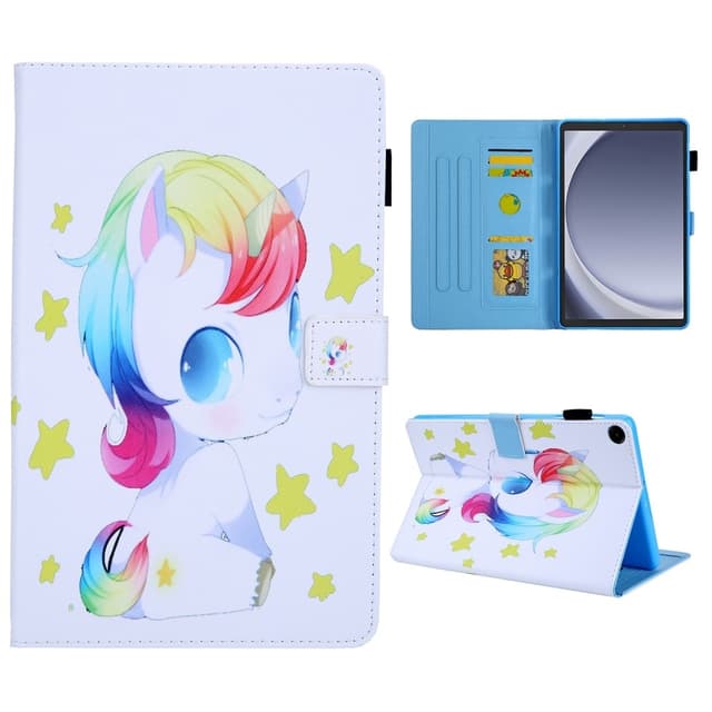 Samsung Galaxy Tab A9 Vikbart fodral korthållare - Baby Horse