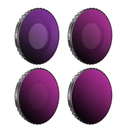 4-delt filtersett med ND8/16/32/64 filter for DJI Osmo Action 4 Sort