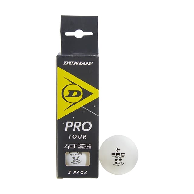 Dunlop Pro Tour 40+ 3-pak Bordtennisbolde