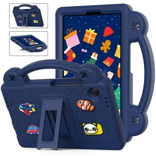 Till Samsung Galaxy Tab A9 EVA Foam Stand Skal Fodral - MörkBlå