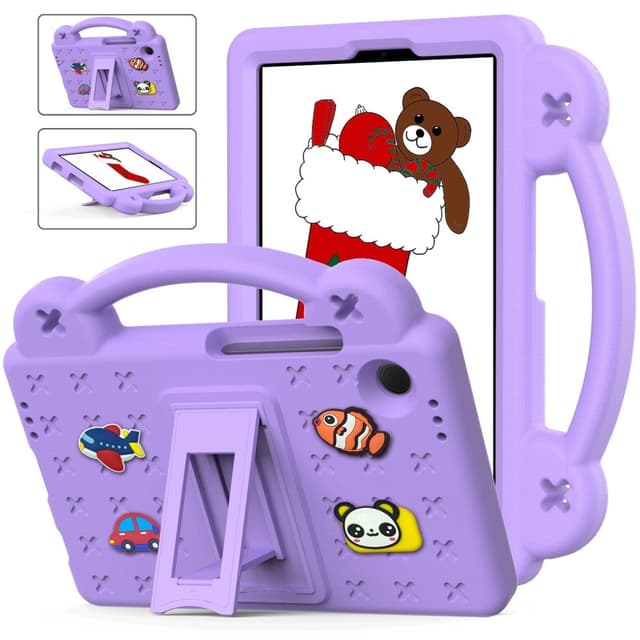 Till Samsung Galaxy Tab A9 EVA Foam Stand Skal Fodral - Lila