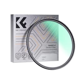 UV-filter for kamera/linsebeskyttelse Gjennomsiktig+svart 49 mm