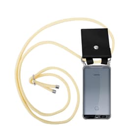 Huawei P9 Deksel med Halskjede (gul)