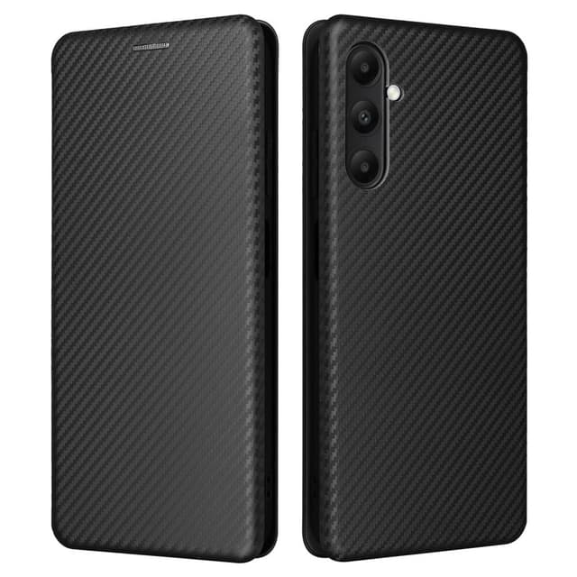 SKALO Samsung A05s 4G Carbon Fiber Pungetui - Sort