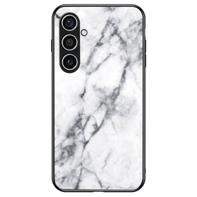 SKALO Samsung S24+ Marmor Härdat Glas TPU-skal - Motiv 2