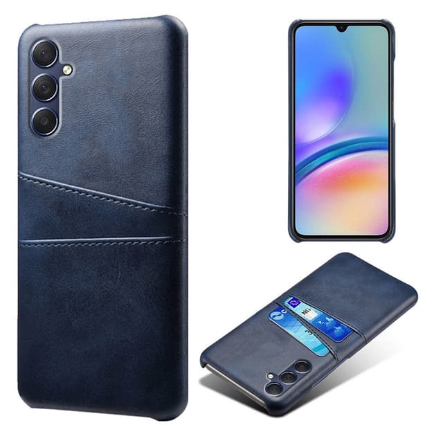 SKALO Samsung A05s 4G PU-Läder Korthållare Skal - Blå