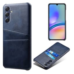 SKALO Samsung A05s 4G PU-nahkainen Korttikotelo - Sininen