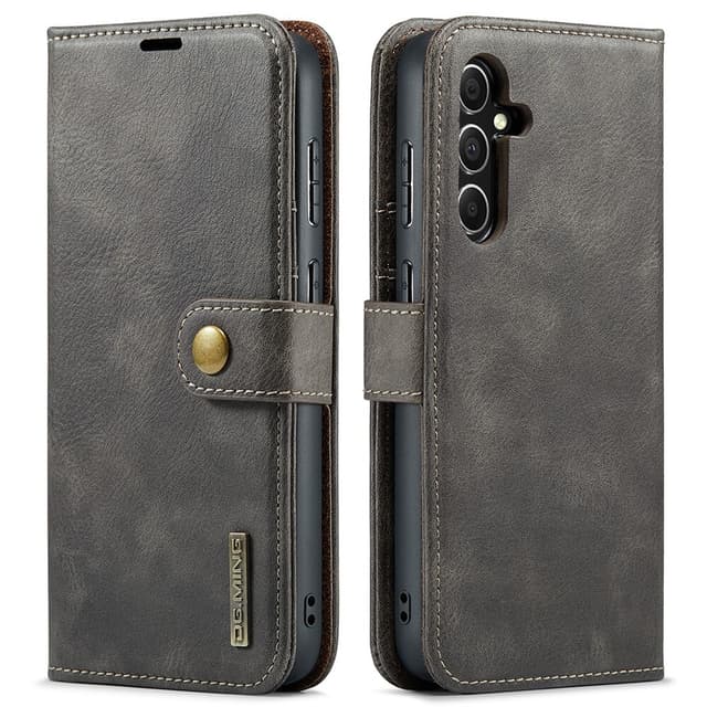 DG MING Samsung S23 FE 2-i-1 Magnet Plånboksfodral - Grå