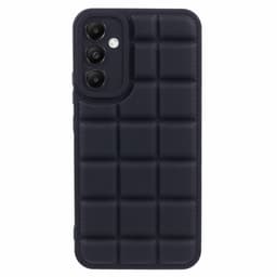 SKALO Samsung A05s 4G Puffer Bumper TPU-suojakuori - Musta
