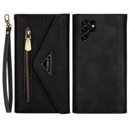 SKALO Samsung S24 Ultra Evelope Clutch 8-Fack - Svart