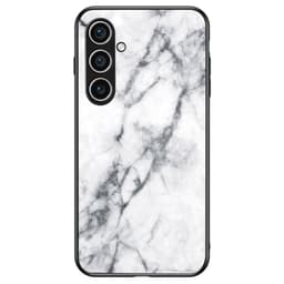 SKALO Samsung S24 Marmor hærdet glas TPU Cover - #1