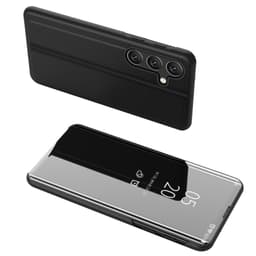 SKALO Samsung A05s 4G Clear View Spegel fodral - Svart
