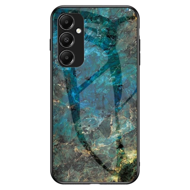 SKALO Samsung A05s 4G Marmor hærdet glas TPU Cover - #2