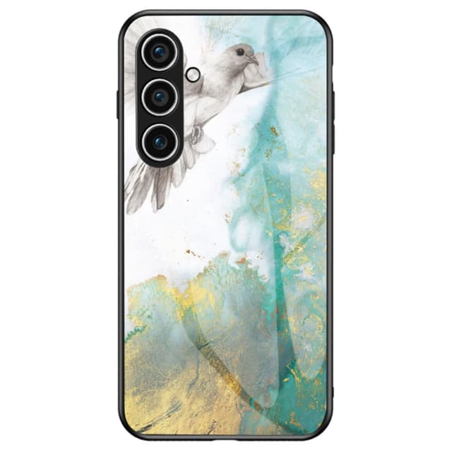 SKALO Samsung S24+ Marmori karkaistu lasi TPU-suojakuori - #1