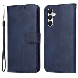 SKALO Samsung A05s 4G PU-Läder Plånboksfodral - Blå