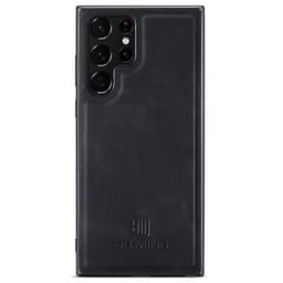 DG.MING Samsung S24 Ultra Premium PU-læder Hybrid Cover - Sort