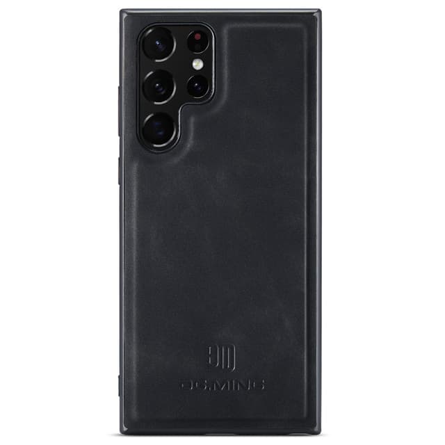 DG.MING Samsung S24 Ultra Premium PU-læder Hybrid Cover - Sort