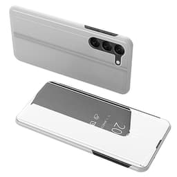 SKALO Samsung S24+ Clear View Lompakkokotelo - Hopea